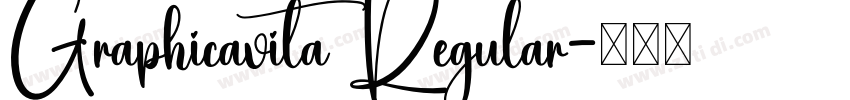 Graphicavita Regular字体转换